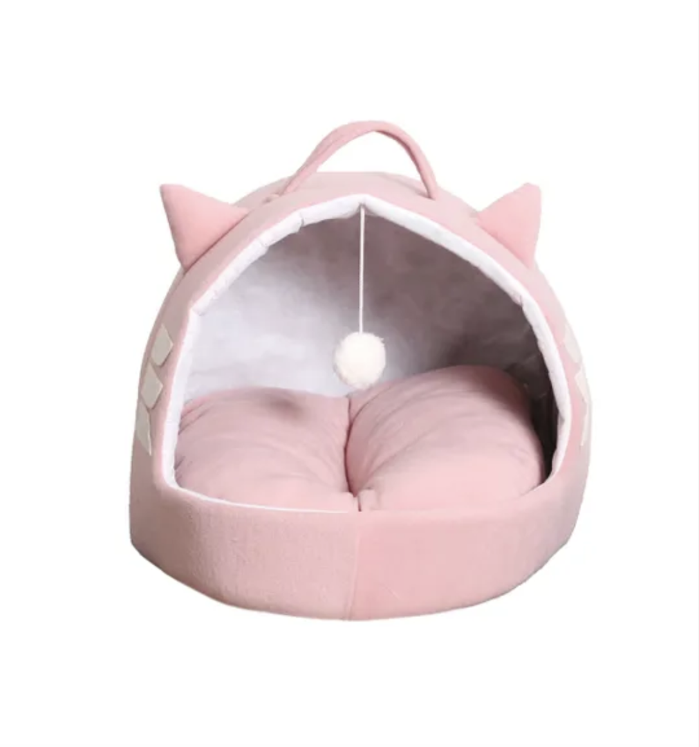 Powder Color Cat Bed Nest